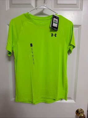 Under Armour Bright Lime Green Short Sleeve Performance Tee